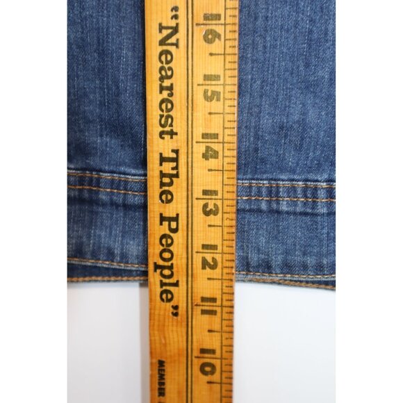 Vintage Y2K Fashion Bug Womens Denim Jacket 22W Blue Button-Up Preppy - Picture 10 of 10